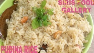 'PUDINA RICE|SIRIS FOOD GALLERY|'