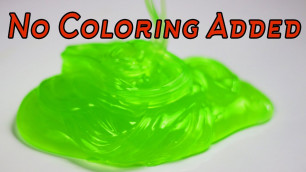'DIY How To Make Slime  - Toothpaste Slime - Without Food Coloring'