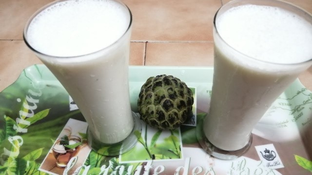 'Custard Apple Shake In 1 Minute | shas food gallery'