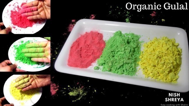 'DIY! Homemade Gulal | How To Make Organic Colors For Holi'