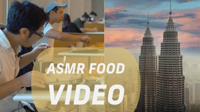 'First ASMR - Eating Indian Food in Kuala Lumpur Malaysia Petronas Tower  Suria KLCC