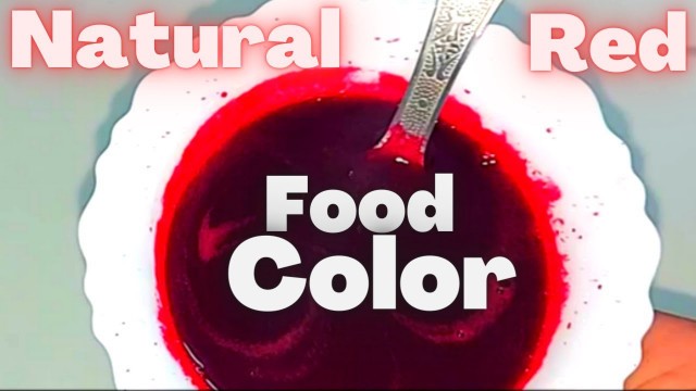 'How to Make Natural Food color at home | Homemade Natural food color | Organic and Natural colour'