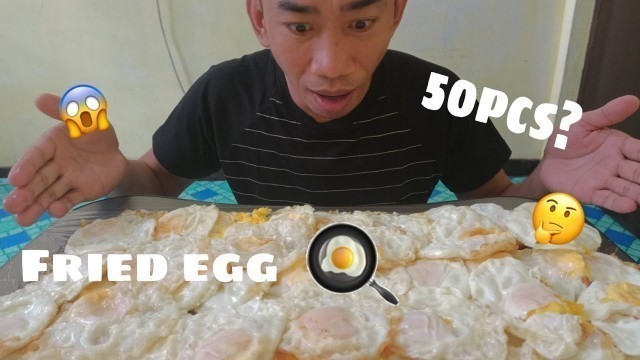 '50 sunny side up mukbang challenge || filipino food ||#rrlangmalakas'