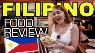 'Foreigner Reaction To FILIPINO FOOD!'