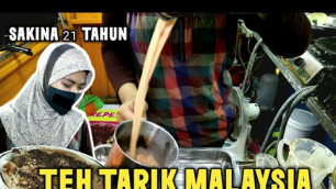 'PROSES PEMBUATAN TEH TARIK MALAYSIA DAN KUE CREPES | SAMARINDA STREET FOOD'