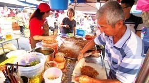 'Jelutong Market Walk Wanton Mee Fried Bihun and MORE Penang Street Food Malaysia 马来西亚槟城日落洞巴杀美食走走看看2'