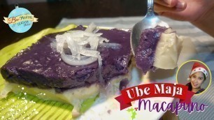 'Filipino Ube Maja Macapuno (Original & Ube Layered) - Ber Months Season 2021 by Marie Love food'