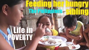 'These Poor Filipino Children Want to Eat Delicious Food. Travel to Philippines. Living in Poverty'