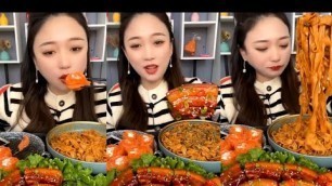 'ASMR Chinese food eating show  @Ninja food eating   Ep--172'