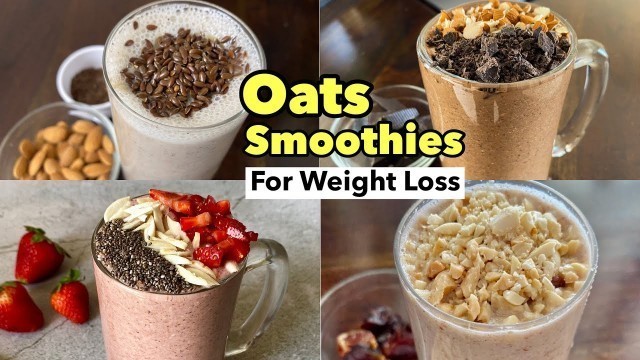 'Oats Smoothie for weight loss (No Milk, No Curd, No Sugar) | Oats Breakfast Smoothie | Aarum'