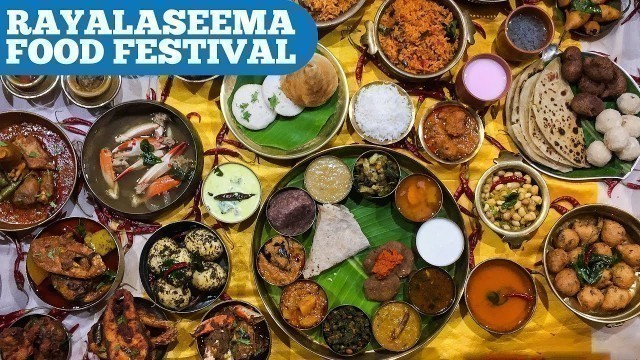 'Rayalaseema Food Festival @ Rayalaseema Ruchulu || రాయలసీమ ఫుడ్ ఫెస్టివల్ || Wirally Food'