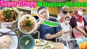 'Most Unique Street Food in Malaysia - Super Crispy Sesame Chicken Rice - Hidden Gem Food Tour'