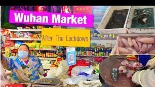 'Inside Wuhan market || after the lockdown || where it all started || wuhan china'