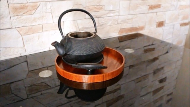 'Tea Food Plate. Wood tea infuser Tray'
