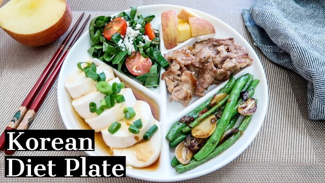 'Korean Diet Plate - No Rice!'