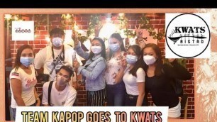 'FOOD PARK IN TAGUIG CITY - KWATS BISTRO | AFFORDABLE AND CLEAN | BARKADA FOODTRIP || Veil\'s Vlog 015'