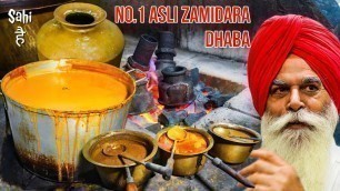 'Punjab\'s No 1 Zimidara Highway Dhaba | Street Food India | Pure Desi Dhaba Food'