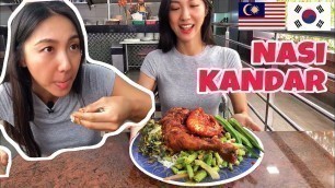 'Gadis Korea Cuba Nasi Kandar | Malaysia Street Food | 말레이시아 먹방'