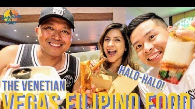 'FILIPINO FOOD on the LAS VEGAS STRIP!'