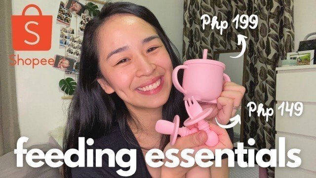 'AFFORDABLE FEEDING ESSENTIALS | Baby Led Weaning MUST HAVE! | Shopee Haul | Philippines'