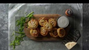 'Schwan\'s Chef Collective: Recipe Ham and Gruyere Pinwheels'