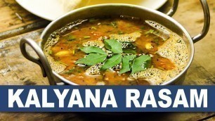 'Kalyana Rasam || Kalyana Rasam Recipe || How To Prepare Kalyana Rasam || Wirally Food'