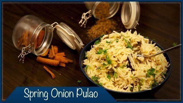 'ఉల్లి కాడలు పులావ్ | Spring Onion Pulao | Easy and tasty Pulao recipe at home | Wirally Food'