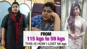 'My Weight Loss Transformation: How I lost 56 kgs | Fat to Fit | Fit Tak'
