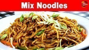 'Mix Noodles//Chinese food//street food//Roadside food//cafe food/Indian food//'