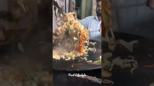 'Pasta Manchurian noodles Indian Street Food #indianstreetfood #streetfood #foodlifestyle'