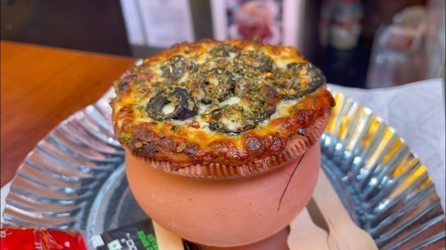 'MATKA PIZZA of Mumbai | Clay Cup Pizza | Indian Street Food'