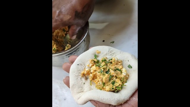 'Special Paneer Naan Ever| DELHI STREET FOOD|Indian Street Food|Connaught Place|#shorts #paneer #naan'