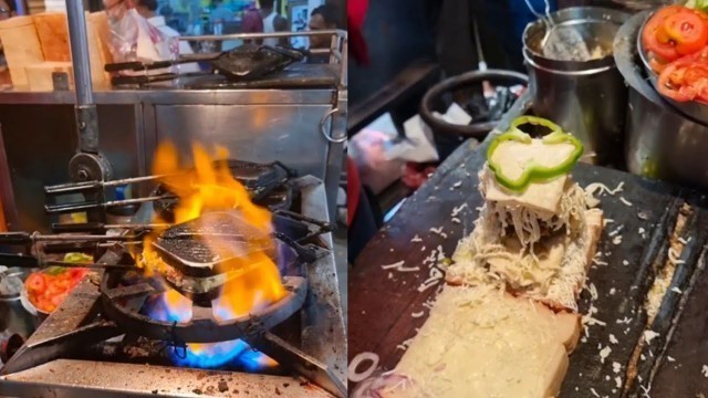 'Fast & Furious Fire Sandwich In Kolkata | Street Food | Street Food India'