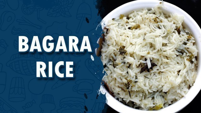 'Bagara Rice | Bagara Rice Recipe | How To Make Bagara Rice | Wirally Food'