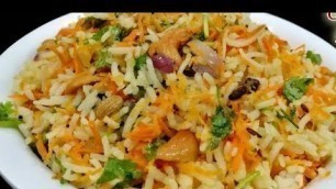 'கேரட் சாதம்/healthy lunchbox recipes for kids|carrot rice  in tamil|variety rice recipe in tamil'