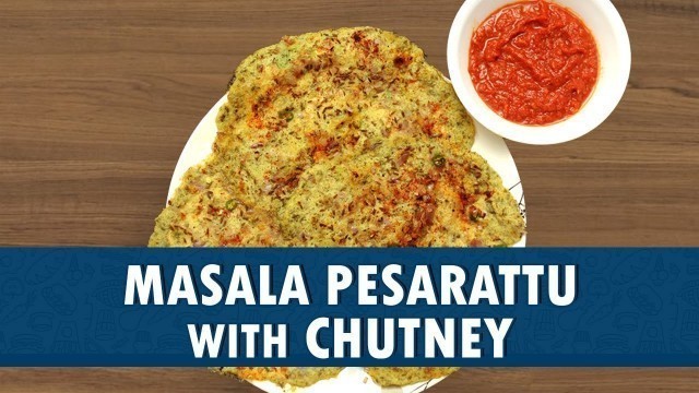 'Masala Pesarattu | Masala Pesarattu Recipe In Telugu || Wirally Food'