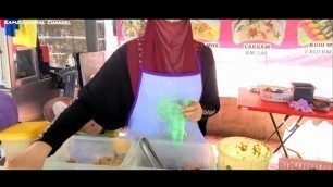 'wajib dalam list makan pagi kome ni Nasi Kerabu | Kuala Kangsar | Malaysia Street Food'