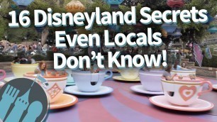 '16 Disneyland Secrets Even Locals Don\'t Know!'