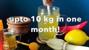 'Weight Loss Drink | Helps To Reduce 10 Kg In One Month | Recipes are Simple'
