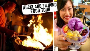 'Auckland’s BEST Filipino food | Traditional Filipino street food + halo halo & UBE'