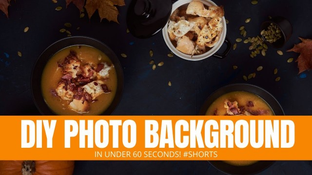 'DIY PHOTOGRAPHY BACKGROUND | Food Photography Backdrop #shorts'