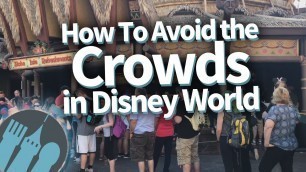 'How To OUTSMART the Crowds in Disney World!'