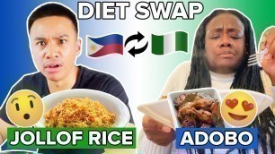 'A Filipino & A Nigerian Swap Meals For 24 Hours'