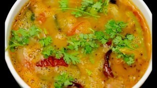 'Andhra Pappu Charu (ఆంధ్ర పప్పు చారు) |  Pappu Charu Andhra Style Recipe || Wirally Food'
