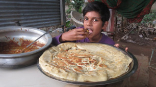 'Village food factory / Biggest Porotta Egg Curry / Prepared by my Daddy in my village / food factory'