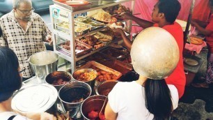 'Street Food Malaysia Penang Famous Roy A1 Nasi Kandar 罗伊扁担咖喱饭'