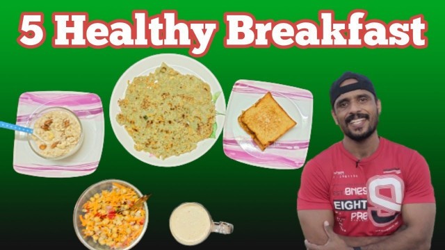 'DAY-70 | 5 Healthy Weight Loss Breakfast | High Protein Diet Food | RD Fitness | 99 Days Challenge'