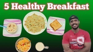 'DAY-70 | 5 Healthy Weight Loss Breakfast | High Protein Diet Food | RD Fitness | 99 Days Challenge'