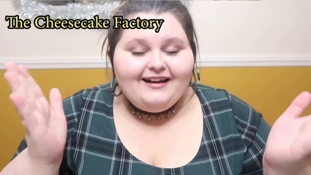 'Amberlynn Reid  THE CHEESECAKE FACTORY \"Food.Crying.weight loss,food'