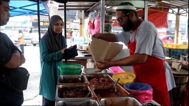 'Nasi Lemak Kukus Malaysia Street Food'